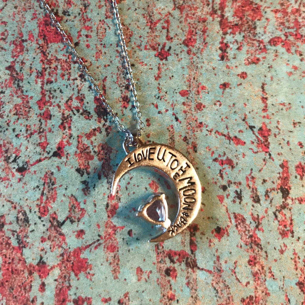 Footnotes I Love You To The Moon Necklace